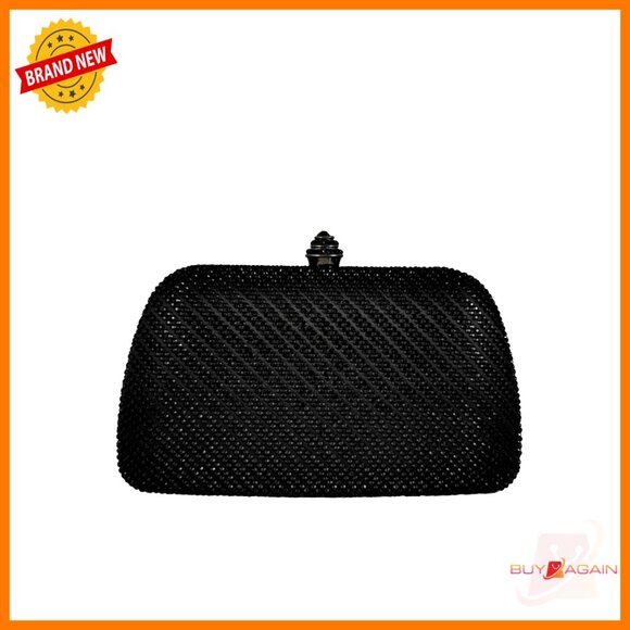 Mini Rhinestone Clutch Evening Bag with Detachable Chain Straps